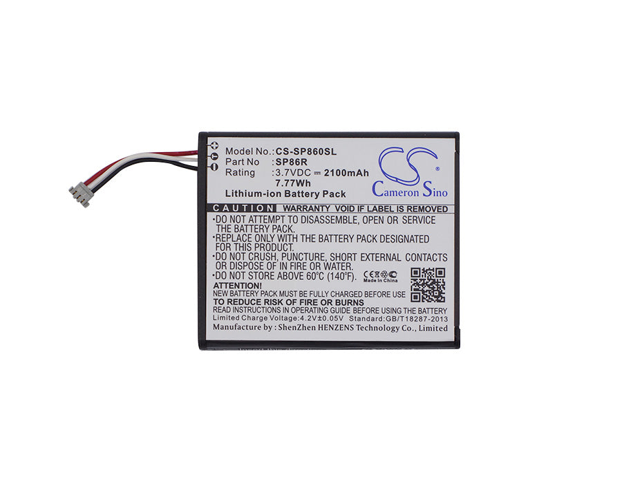 CS-SP860SL : Battery for Sony PS Vita 2007, PSV2000, PCH-2007 - Replaces Sony SP86R, 4-451-971-01