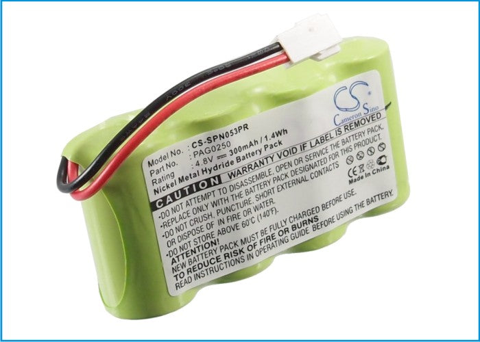 CS-SPN053PR : Battery for Signologies 1300500, GN9962053, Perpect Pager - Replaces Signologies PAG0250