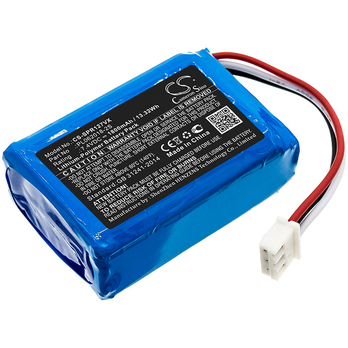 CS-SPR127VX : Battery for Sichler PR-030, PR-025, PR-041 and others - Replaces Sichler PL062018-2S