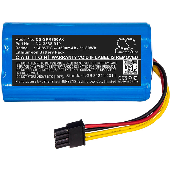 CS-SPR750VX : Battery for Sichler PCR-7500 - Replaces Sichler NX-3368-919