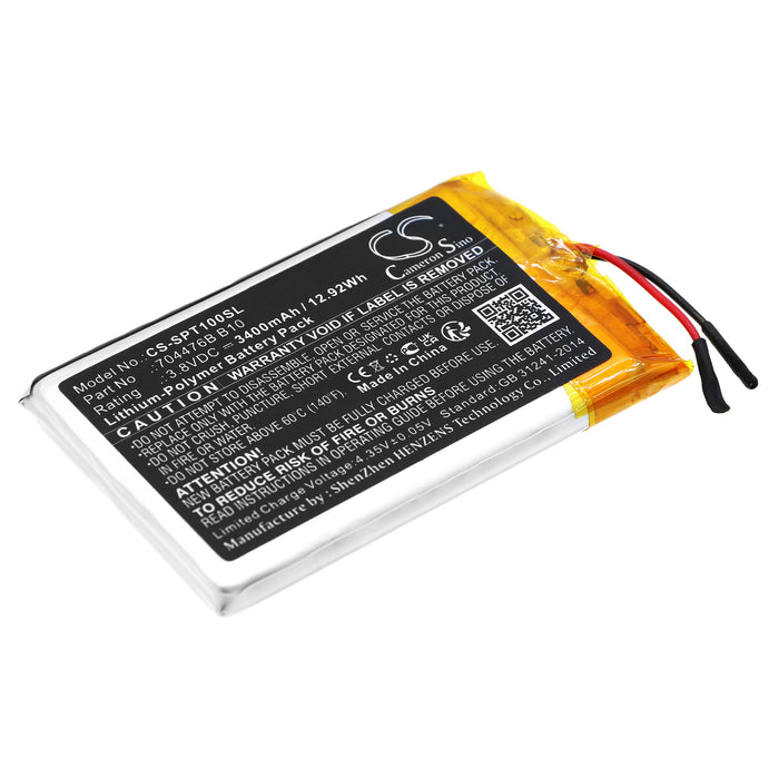 CS-SPT100SL : Battery for SPOT SPOT X, SPOTXB - Replaces SPOT 704476B B10