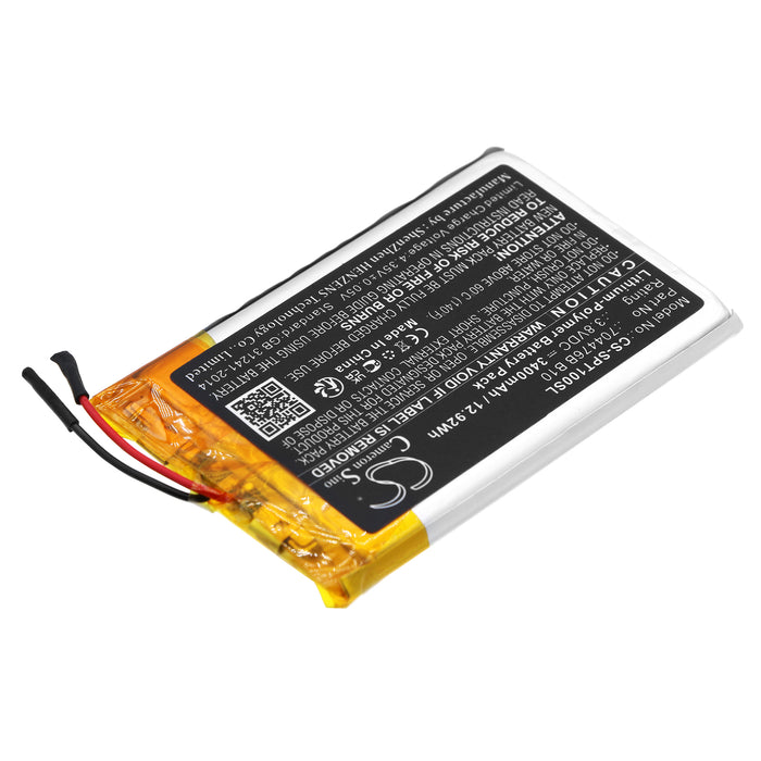 CS-SPT100SL : Battery for SPOT SPOT X, SPOTXB - Replaces SPOT 704476B B10