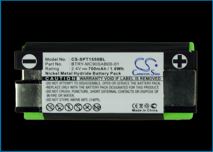 CS-SPT1550BL : Battery for Symbol SPT-1500, SPT-1550 - Replaces Symbol 21-42921-01, BTRY-MC90SAB00-01