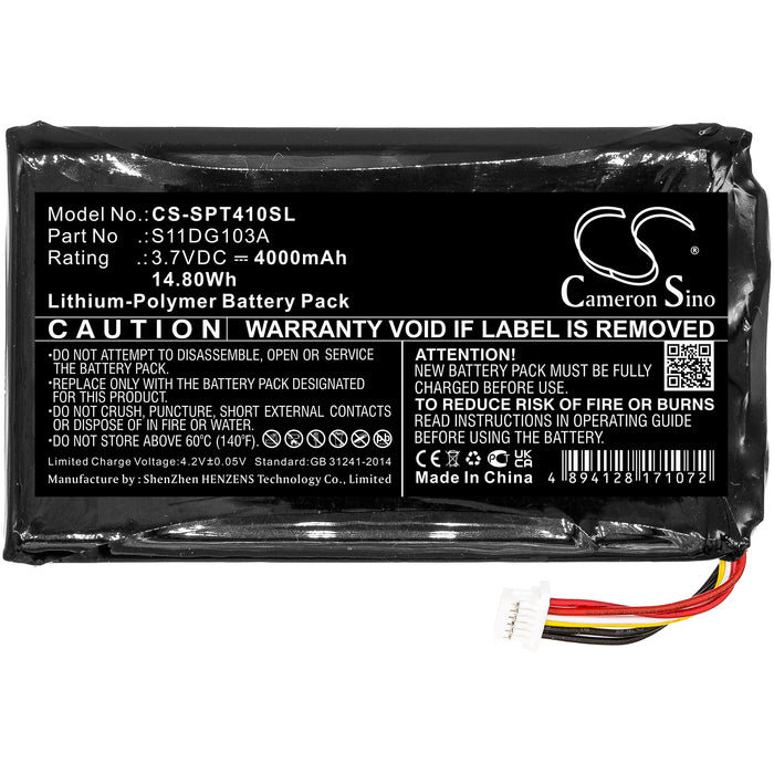 CS-SPT410SL : Battery for Spectra Precision T41 - Replaces Spectra Precision S11DG103A, S11GD103A