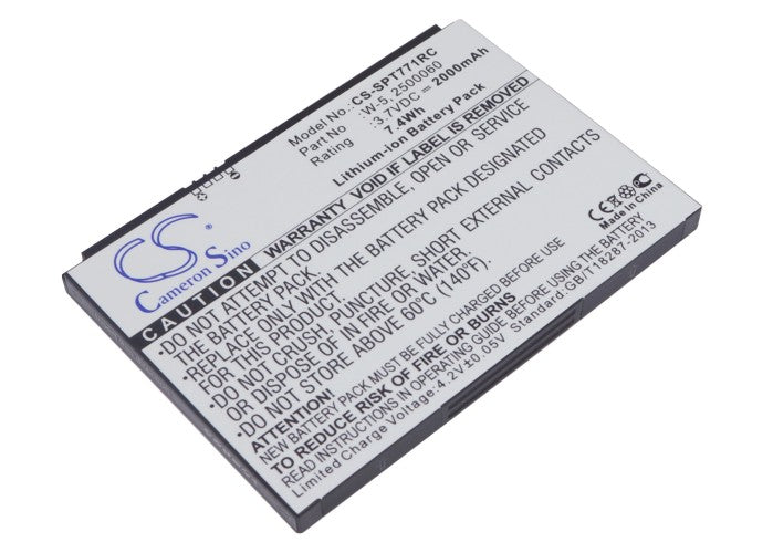 CS-SPT771RC : Battery for NETGEAR Aircard 782s, Unite AC770S, UNITE-344B - Replaces Sprint W-5, 2500060, 2500031