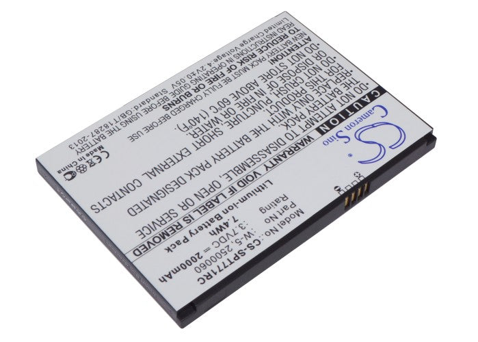 CS-SPT771RC : Battery for NETGEAR Aircard 782s, Unite AC770S, UNITE-344B - Replaces Sprint W-5, 2500060, 2500031