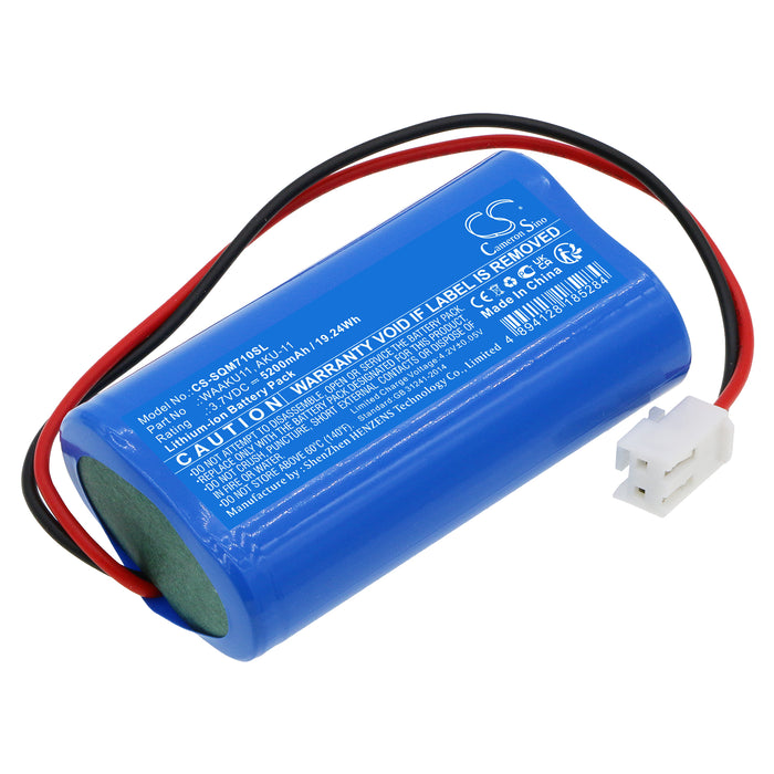 CS-SQM710SL : Battery for Sonel PQM-711, PQM-710, PQM-703 and others - Replaces SONEL WAAKU11, AKU-11