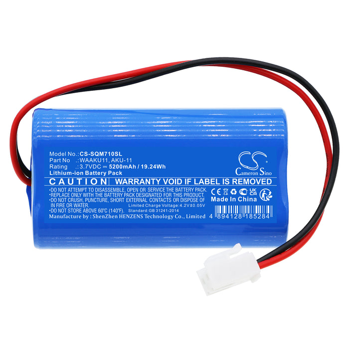 CS-SQM710SL : Battery for Sonel PQM-711, PQM-710, PQM-703 and others - Replaces SONEL WAAKU11, AKU-11