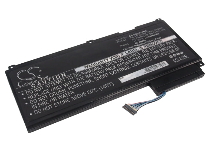 CS-SQX310NB : Battery for Samsung NP-SF511, QX310, QX410 and others - Replaces Samsung AA-PN3NC6F, BA92-07034A, AA-PN3VC6B and others