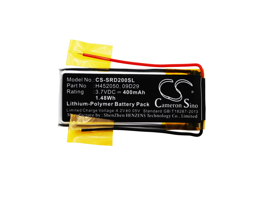 CS-SRD200SL : Battery for Cardo Q2, Q2 pro, Scala Rider TeamSet and others - Replaces Cardo H452050, 09D29