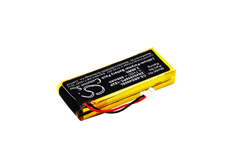 CS-SRD400SL : Battery for Cardo G4, G9, G9x and others - Replaces Cardo ZN452050PC-1S2P, BAT00002, WW452050-2P and others