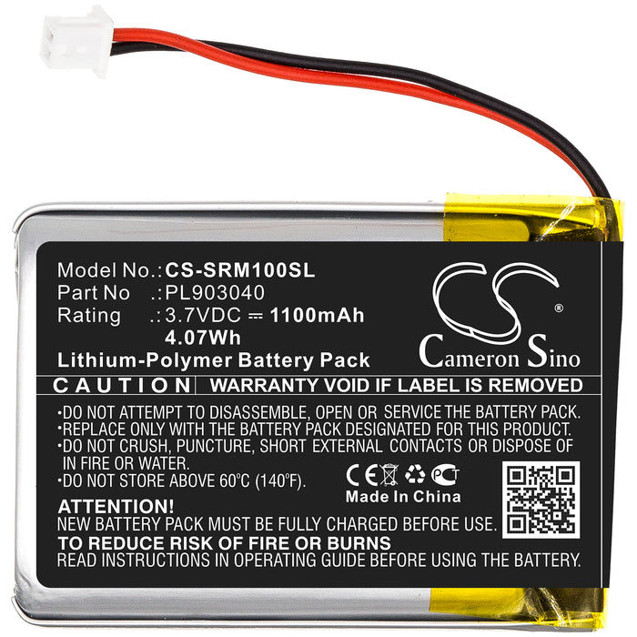 CS-SRM100SL : Battery for Schweizer LED Magnifier - Replaces Schweizer PL903040