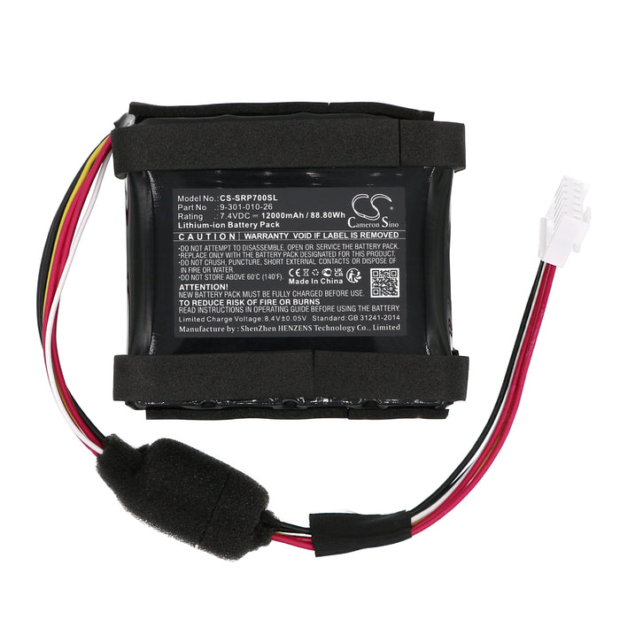 CS-SRP700SL : Battery for Sony SRS-XP700 - Replaces Sony IAA047GA, 9-301-010-26