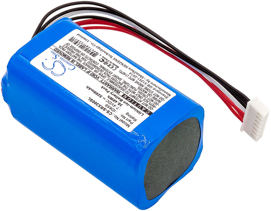 CS-SRX300SL : Battery for Sony SRS-X30, SRS-XB3, SRS-XB30 and others - Replaces Sony ID659, ST-06S, ID659B