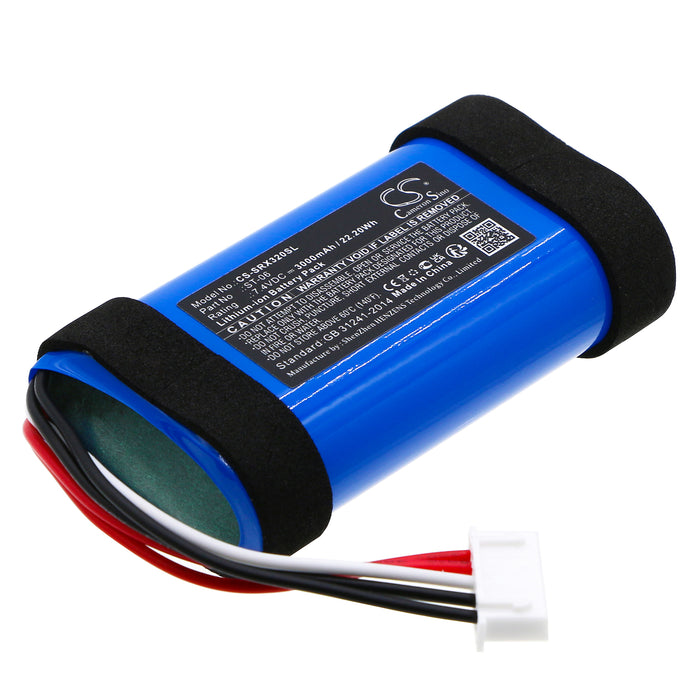 CS-SRX320SL : Battery for Sony SRS-XB31, SRS-XB33, SRS-XE300 and others - Replaces Sony ST-06, IAJ002NA, ID1057 and others