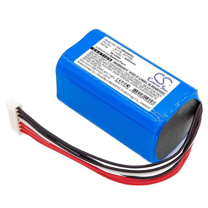 CS-SRX400SL : Battery for Sony SRS-XB40, SRS-XB41 - Replaces Sony