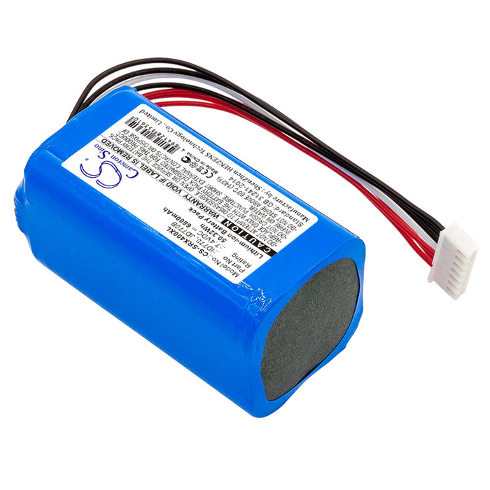 CS-SRX400XL : Battery for Sony SRS-XB40, SRS-XB41 - Replaces Sony ID770, JD770B, ID659B