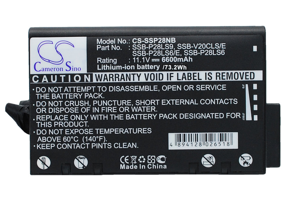 CS-SSP28NB : Battery for Hughes 9201 BGAN - Replaces Hughes 3500065-001, 3003702-0001