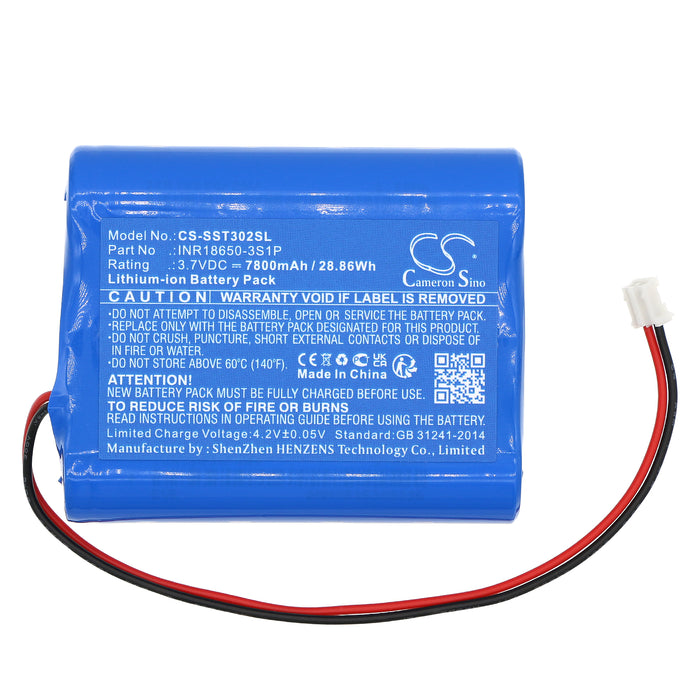 CS-SST302SL : Battery for Simplehuman ST3024, ST3026, ST3027 and others - Replaces Simplehuman INR18650-3S1P