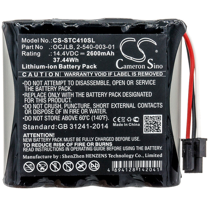 CS-STC410SL : Battery for Soundcast Outcast OCJ411a, OCJ410, OCJ411a-4N and others - Replaces Soundcast OCJLB, 2-540-003-01