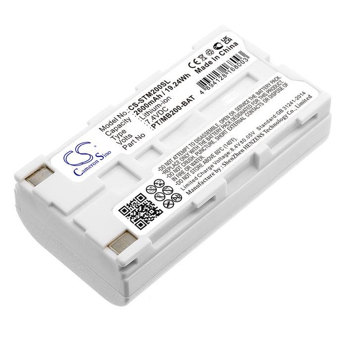 CS-STM200SL : Battery for Sato MB200, MB200i, MP350 and others - Replaces Sato PT/MB200-BAT