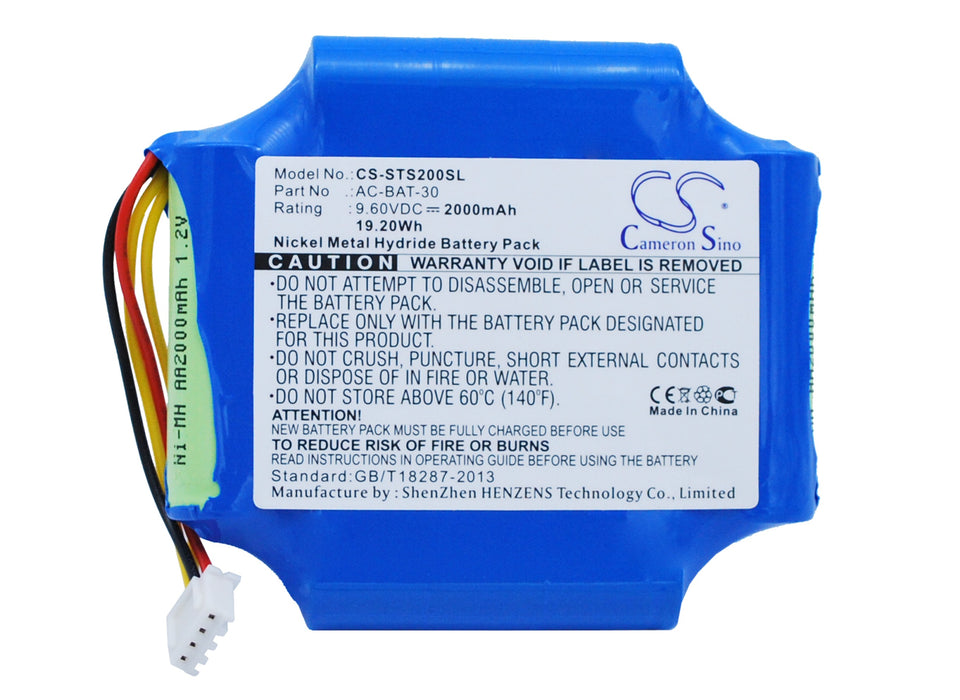 CS-STS200SL : Battery for ShinewayTech S20A, S20N, S20C and others - Replaces ShinewayTech AC-BAT-30