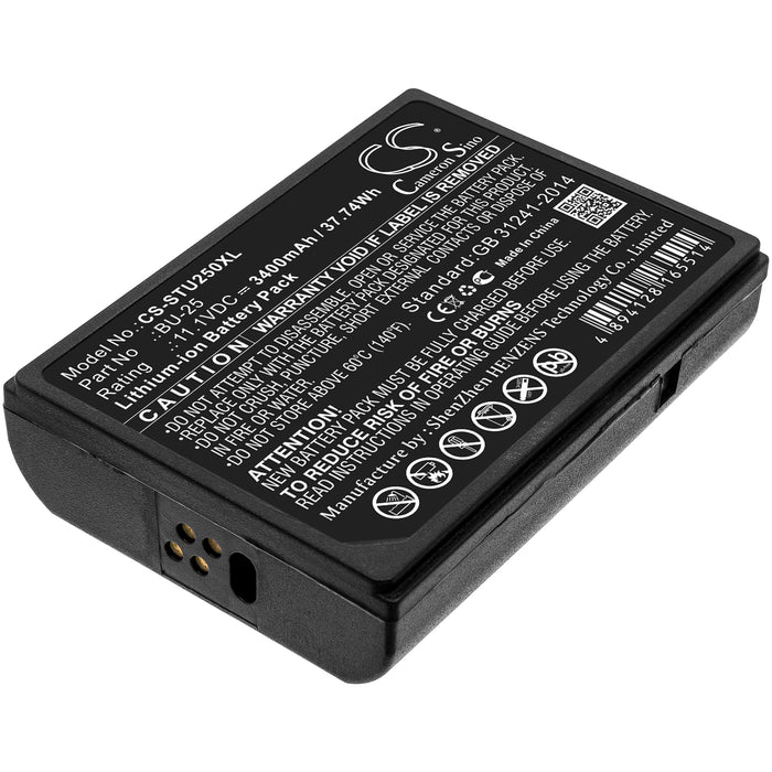 CS-STU250XL : Battery for Sumitomo Type-25, Type-25e, Fusion Splicers BU25 - Replaces Sumitomo BU-25