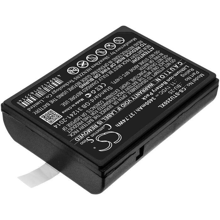 CS-STU250XL : Battery for Sumitomo Type-25, Type-25e, Fusion Splicers BU25 - Replaces Sumitomo BU-25