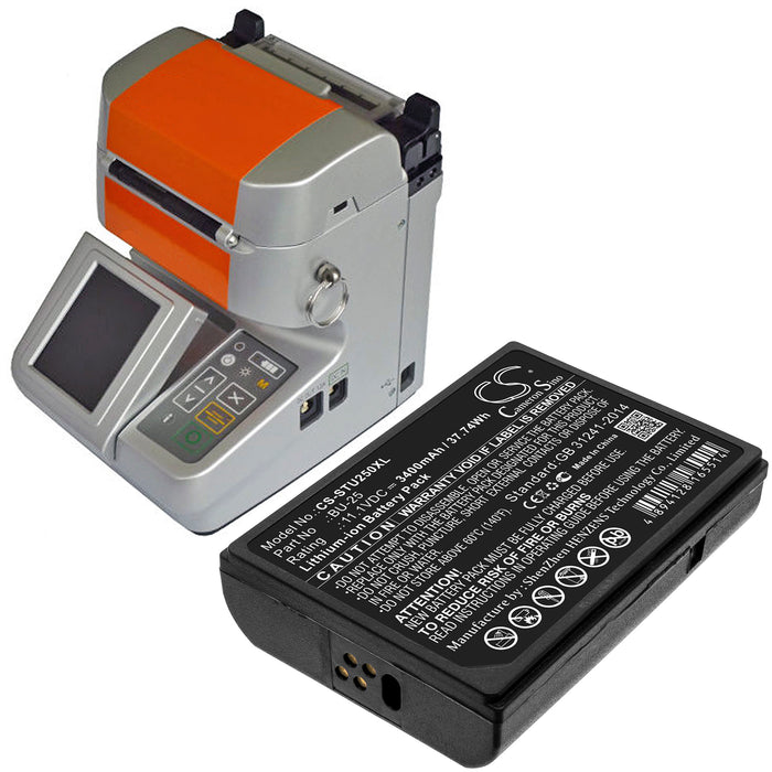 CS-STU250XL : Battery for Sumitomo Type-25, Type-25e, Fusion Splicers BU25 - Replaces Sumitomo BU-25