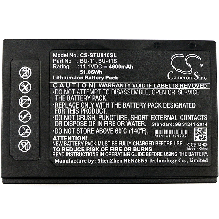CS-STU810SL : Battery for Sumitomo TYPE-81C, TYPE-81M12, YTPE-Z1C and others - Replaces Sumitomo BU-11, BU-11S