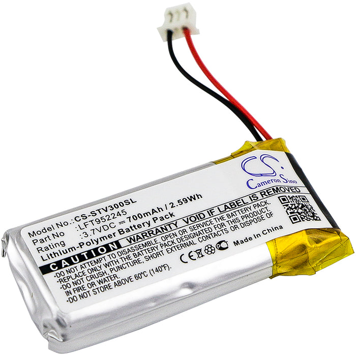 CS-STV300SL : Battery for Stageclix Jack V3 transmitter, Jack V4 transmitter - Replaces Stageclix LFT952245