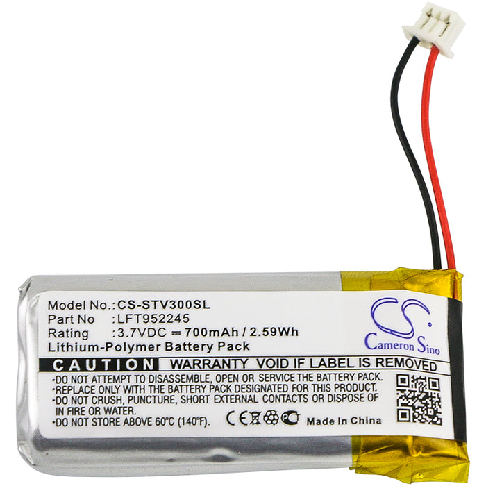 CS-STV300SL : Battery for Stageclix Jack V3 transmitter, Jack V4 transmitter - Replaces Stageclix LFT952245