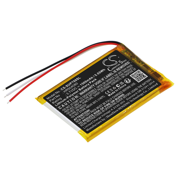 CS-SUP700SL : Battery for SERIOUX URBAN PILOT UPQ700, UPQ700 - Replaces SERIOUX HR504080