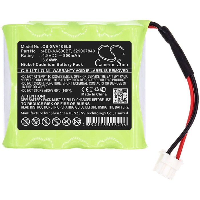 CS-SVA106LS : Battery for Schneider OVA51106, OVA51107, Exiway EasyLED and others - Replaces Schneider 4BD-AA800BT, 513141006, 329067840