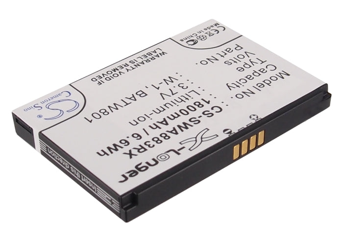 CS-SWA883RX : Battery for NETGEAR Mingle 3G, Mingl 4G, NTGR778AVB and others - Replaces Sierra Wireless W-1, 1201883, BATW801