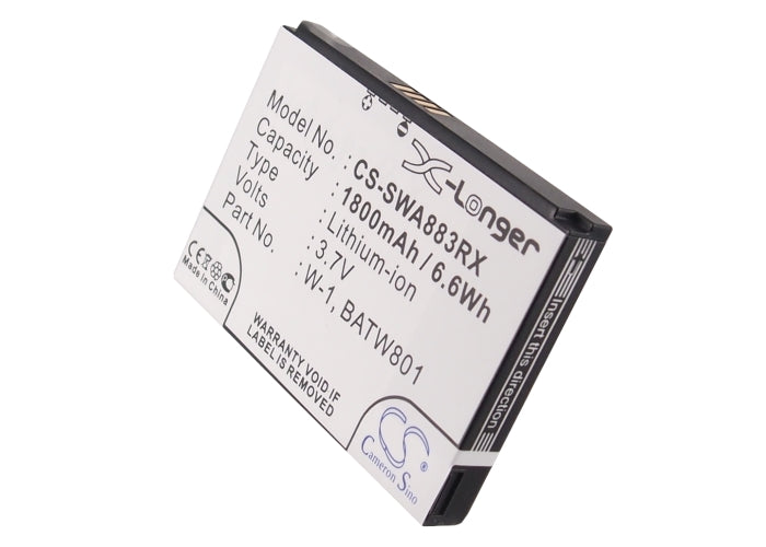 CS-SWA883RX : Battery for NETGEAR Mingle 3G, Mingl 4G, NTGR778AVB and others - Replaces Sierra Wireless W-1, 1201883, BATW801