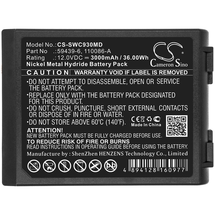 CS-SWC930MD : Battery for Artema Cardio AID 100 - Replaces Simonson-Wheel 59439-6, 110086-A