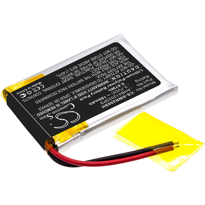 CS-SWR200SH : Battery for Sony SmartWatch 2, SW2 - Replaces Sony AHB412033PS