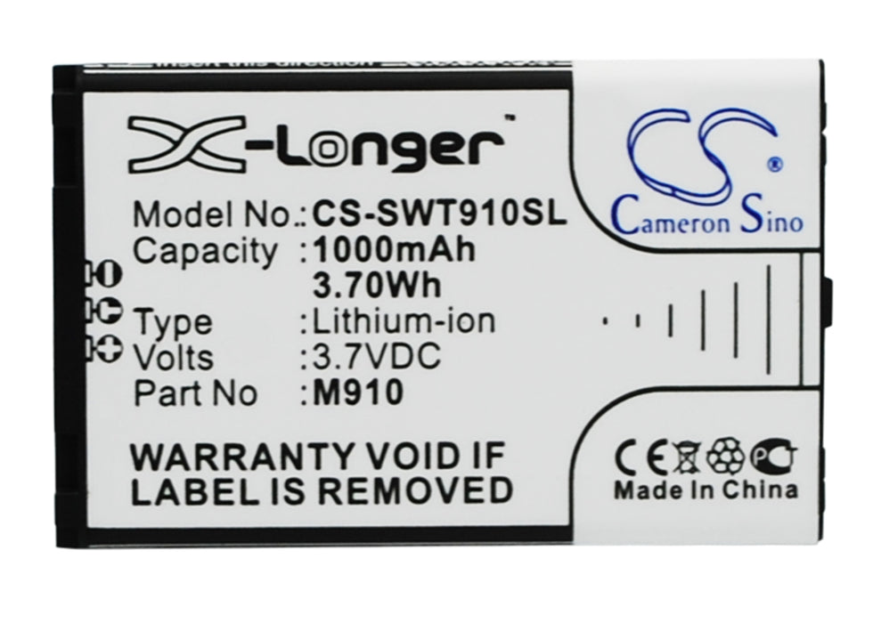 CS-SWT910SL : Battery for Switel M910 - Replaces Switel M910