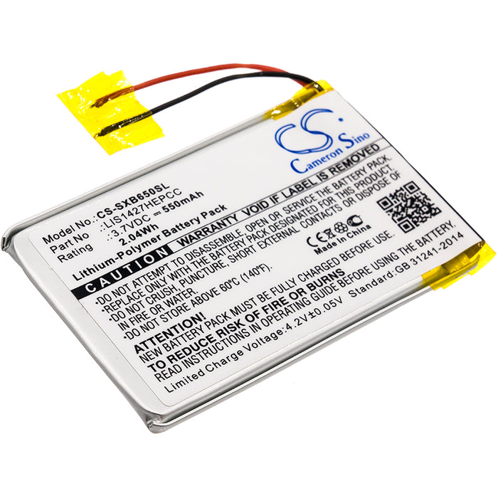 CS-SXB650SL : Battery for Sony MDR-XB950BT, MDR-XB950B1, MDR-XB650BT and others - Replaces Sony 1-756-920-31, 1-756-920-32, LIS1427HEPCC and others