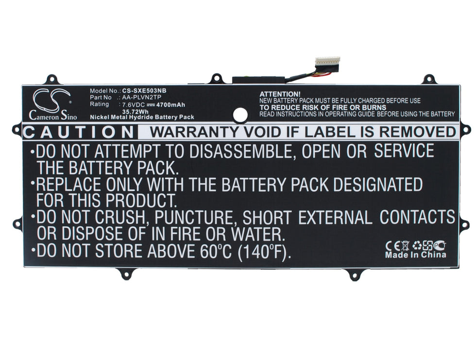 CS-SXE503NB : Battery for Samsung Chromebook 2 13.3", XE503C32, XE503C32-K01US - Replaces Samsung AA-PLVN2TP, 1588-3366