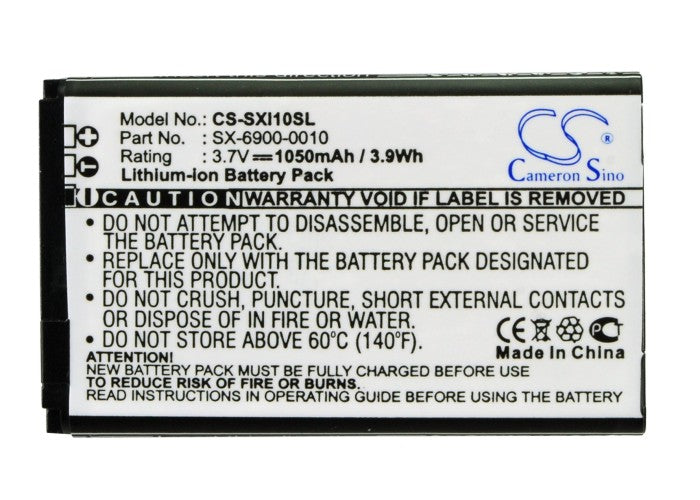 CS-SXI10SL : Battery for Sirius XM Lynx, SXi1 - Replaces Sirius SX-6900-0010