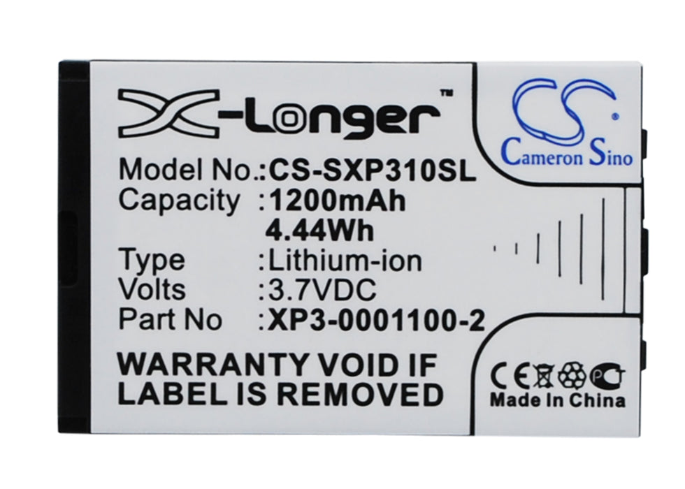 CS-SXP310SL : Battery for Socketmobile Sonim XP3-S, XP3 Enduro - Replaces Socketmobile XP3-0001100-2