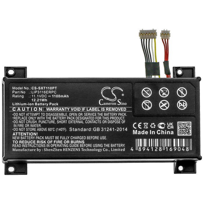 CS-SXT110PT : Battery for Sony Xperia Touch G1109 - Replaces Sony LIP3116ERPC