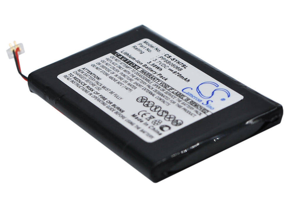 CS-SYH7SL : Battery for Samsung YP-YH7 - Replaces Samsung PPSB0606B