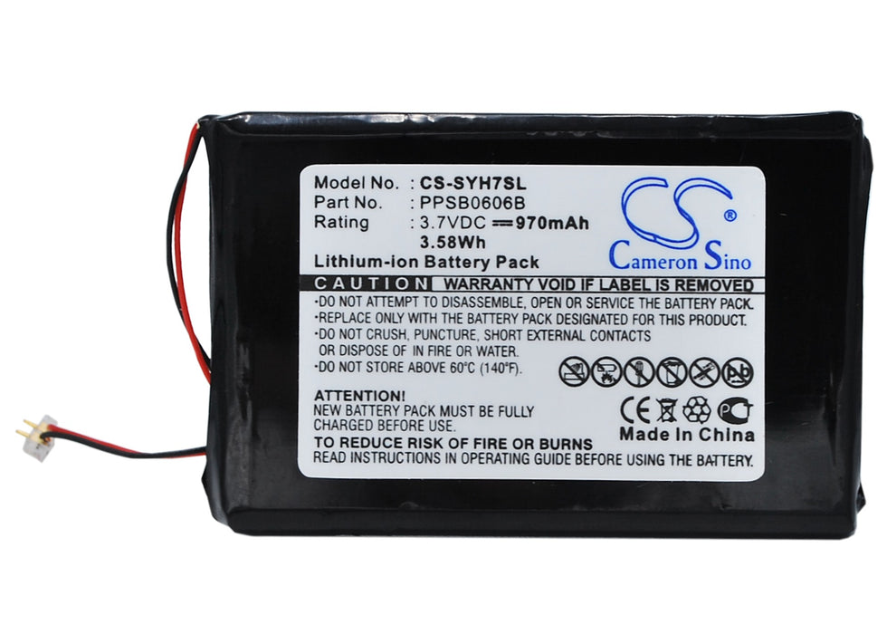 CS-SYH7SL : Battery for Samsung YP-YH7 - Replaces Samsung PPSB0606B