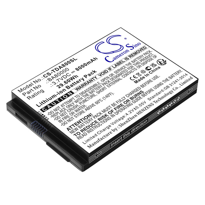 CS-TDA800SL : Battery for Flytech PB63D31 - Replaces Flytech BA80000