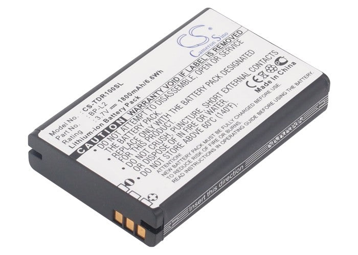 CS-TDR100SL : Battery for Tascam DR-1, GT-R1 - Replaces Tascam BP-L2