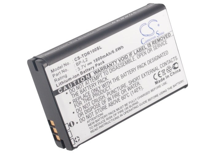 CS-TDR100SL : Battery for Tascam DR-1, GT-R1 - Replaces Tascam BP-L2