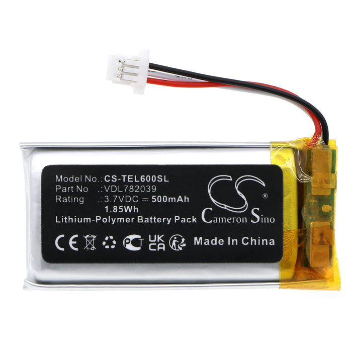 CS-TEL600SL : Battery for Turtle Beach Stealth 600 2Gen - Replaces Turtle Beach VDL782039